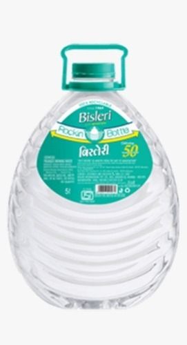 5Litre Bisleri Can Packaged Safe Drinking Water Every Day To Stay Hydrated And Healthy Packaging: Plastic Bottle