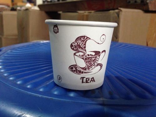 Biodegradable Recyclable Lightweight Disposable Printed White Paper Tea Cups