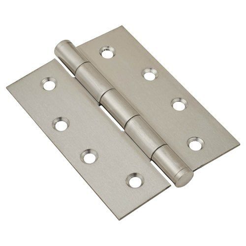 Durable Strong Long Lasting Solid Silver Stainless Steel Window Butt Hinge