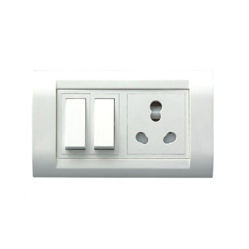 High Efficient Plastic White Electrical Switch Board For Domestic And Industrial