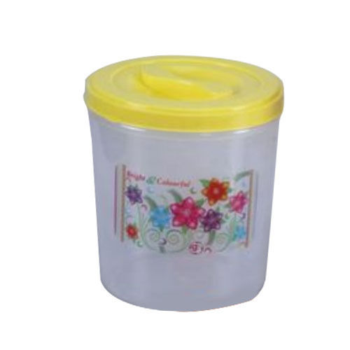 Hygienic Snug-Fit Lid Safe And Affordable Round Household Grocery Plastic Container Capacity: 5 Liter/Day