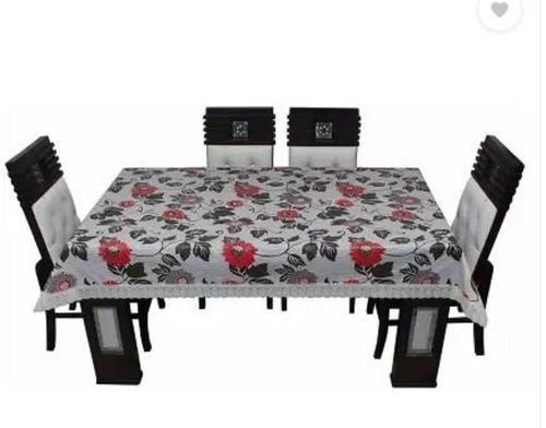 Printed Pepul Choice Floral Multicolor 4 Seater Waterproof Pvc Table Cover