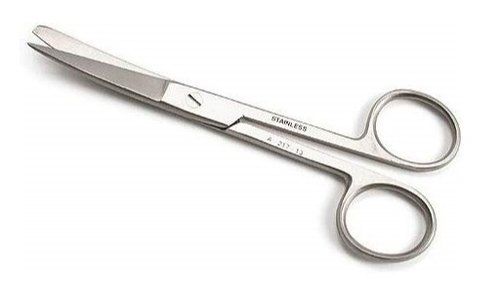 Rust-Proof Heavy-Duty Stainless Steel Portable Metzenbaum Straight Surgical Scissors Usage: Hospital