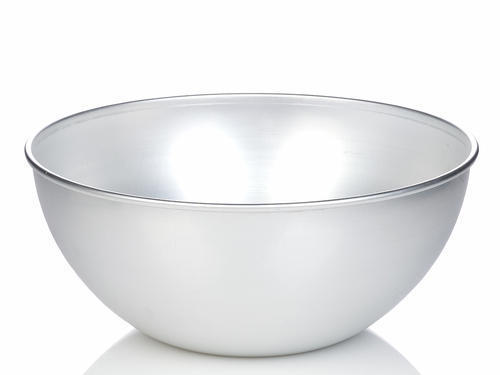 Silver Color Corrosion-proof Aluminum Light Weighted Round Mixing Bowl