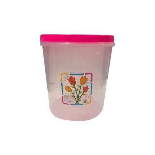 Snug-Fit Lid Affordable Safe And Hygienic Transparent Storage Plastic Container Capacity: 5 Liter/Day