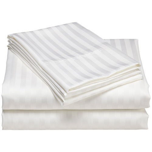 Washable Sleek Modern Look, Wrinkle Free And Easy To Clean White Base Cotton Bed Sheet Fabric