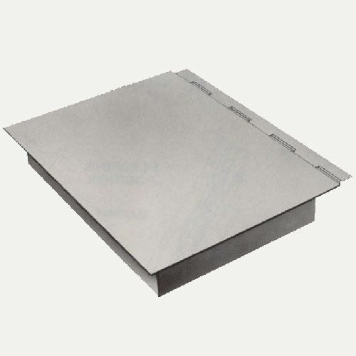 Grey Non Magnetic 100 Percent Stainless Steel Plain Plates Strong And Durable