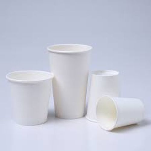 White Plain Disposable Paper Juice Glass, 180 Ml 