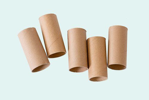 Round Brown Plain Paper Core Tube With 2 Mm Thickness For Packaging Use