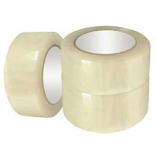 BOPP Transparent Tape - 40-60 mm Width, Over 50 m Length | Plain Pattern, Single-Sided Solvent Adhesive for Carton Sealing