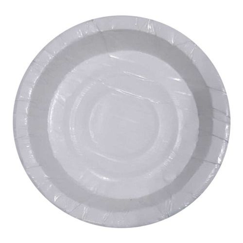 7 Inch Round Shape White Plain Disposable Paper Plate With Eco Friendly Application: Event And Party Supplies