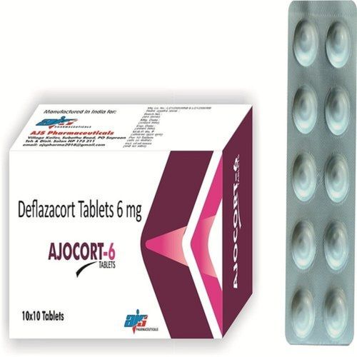 Ajocort-6 Deflazacort Tablet, 10X10 Blister Pack General Medicines