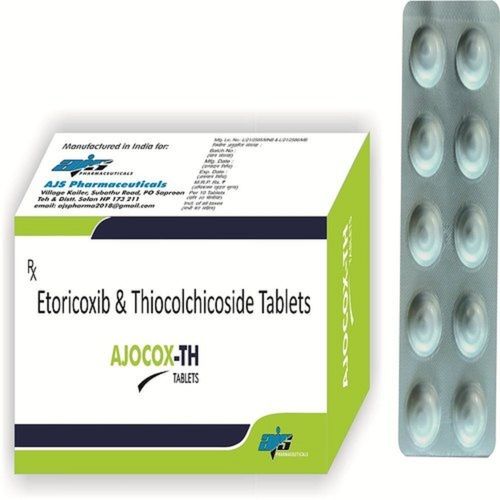  Ajocox-Th Etoricoxib और Thiocolchicoside गोलियाँ, 10X10 ब्लिस्टर पैक आयु समूह: वयस्क 