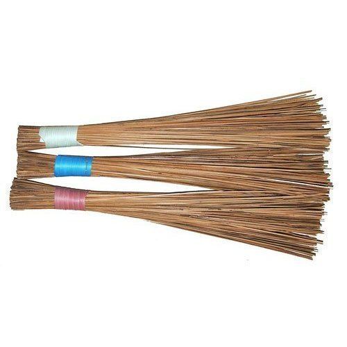 Durable And Long-Life Brown Coconut Broomstick (Jhadu) For Cleaning Floor, 4 Feet Size Application: Home