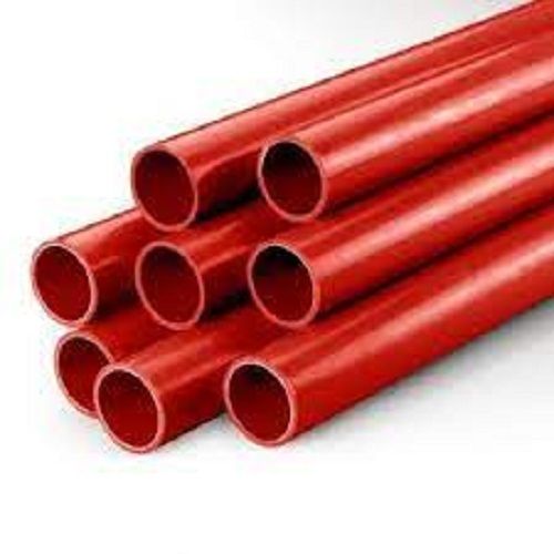 Long Durable Weather Resistance Light Weight Red Pvc Plastic Pipe