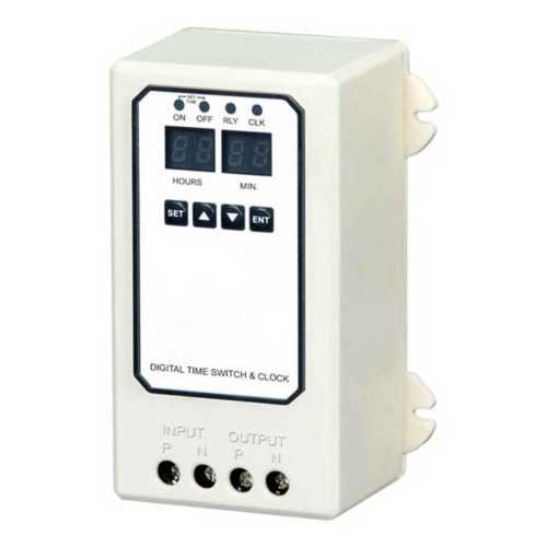 Time Switch For Street Light, White Color And Digital Display, 20 A Current