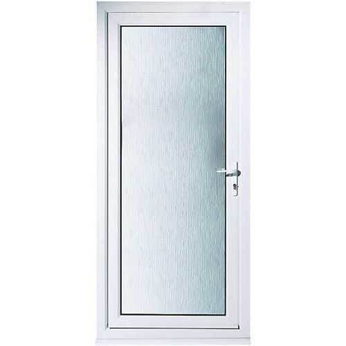 White Standard Upvc Full Glass Door Strong And Durable Tower Bolt Door Hinges Design: Plain