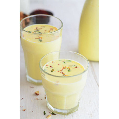 Yellow Hygienically Packed And Refreshing Taste Badam Milk