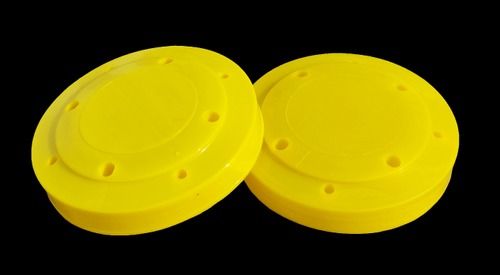 Yellow Plastic Cap For Plastic Jar, Weight 14 gm