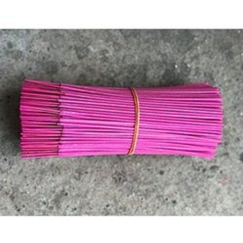 100 Percent Bamboo Wood Made Incense Sticks Pink Mettalic Aromatic Agarbatti Burning Time: 5 Minutes