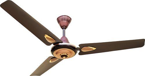 Brown Color Electrical Icon Dlx Ceiling Fan 48", Sweep Size: 1200Mm And Power: 220 Watt Energy Efficiency Rating: 3 Star