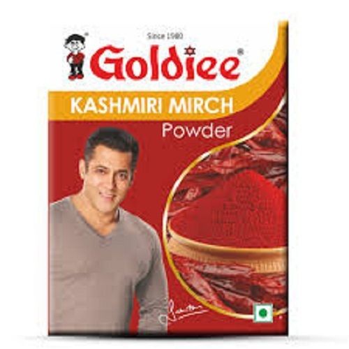 Fresh  Red Color Naturally And Pure Goldiee Kashmiri Mirch Powder For Cooking, Weight 200Gm