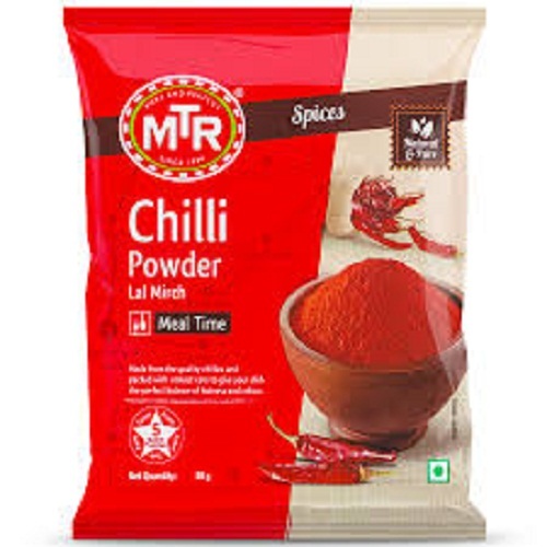 Fresh Natual And Pure Organic Spicy Red Mtr Chilli Powder Lal Mirch With 100 Gm Packet 