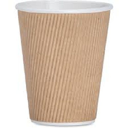  Eco Friendly Biodegradable Recyclable Brown Paper Cup,Ready To Use And Throw Size: 2-4