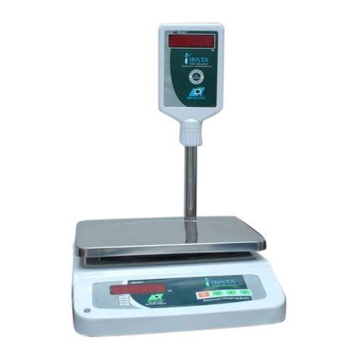 White Insta Kirana Digital Weighing Scale Ait Ms For Commercial And Industrial