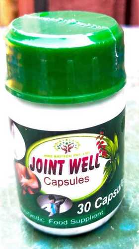 Joint Well Ayurvedic Food Supplements Capsules, Pack Of 30 Capsules