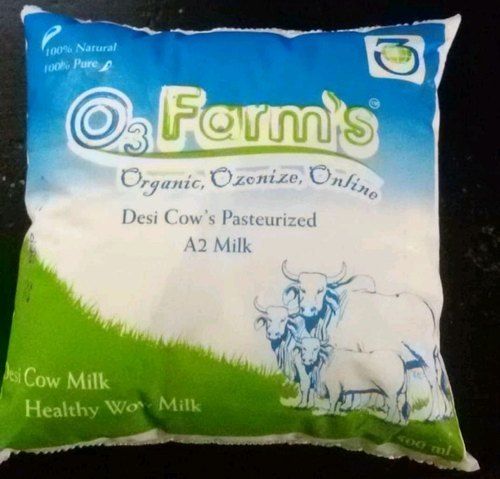 Rich In Proteins And Minerals Farms Organic Pasteurized Fresh White Cow Milk Processing Type: Half Sterilized