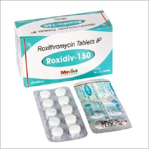 Roxithromycin Tablet Ip Roxidiv 150, 10 X 10 Tab General Medicines