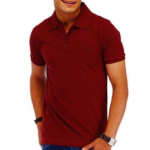 Casual Wear Short Sleeves Polyester Cotton Polo T Shirt For Men Age Group:  Adults at Best Price in South 24 Parganas
