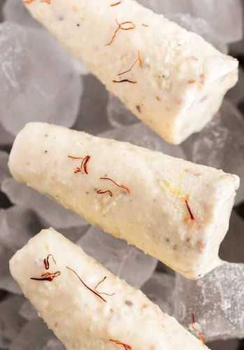 Sweet Milk Taste Kesar Pista Badam Kulfi Ice Cream Fresh And Pure 50 Gram Weight Age Group: Children