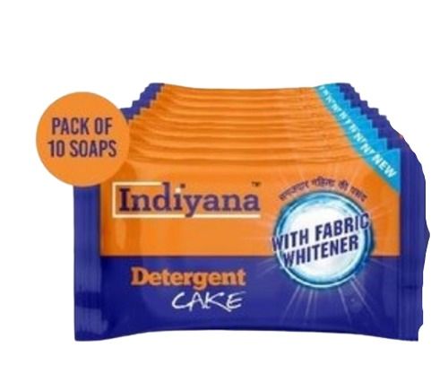 100% Pure Indiyana Detergent Cake With Fabric Whitener For Cloth Washing