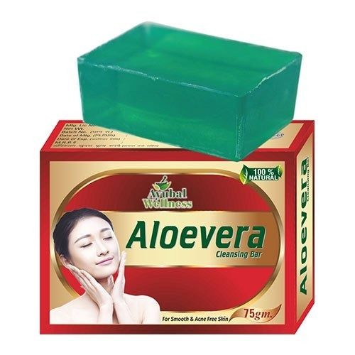 Ayubal Wellness Aloevera Cleansing Bar For Smooth And Acne Free Skin