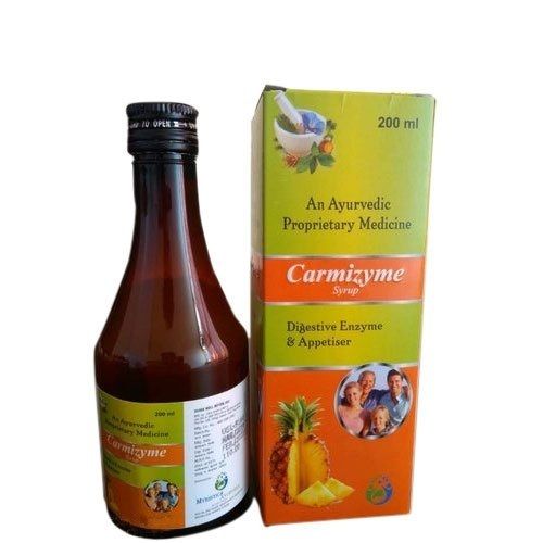 Carmizyme Syrup 200 Ml For Relieving Digestive Disorders Like Indigestion Heartburn, Gas And Abdominal Discomfort