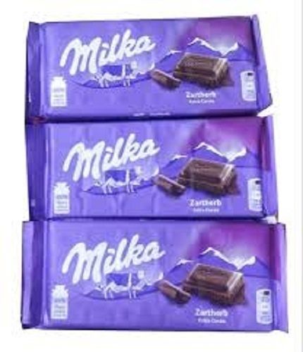 Delicious And Mouthwatering Taste Rich In Aroma Milka Brown Chocolate Bar