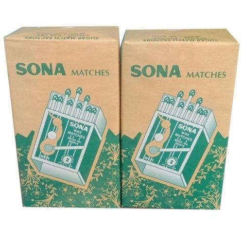 Eco Friendly, Easy To Open And Close Sona Wooden Safety Matches Box 
