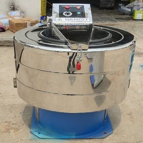 Sturdy Construction Stainless Steel Laundry Hydro Extractor Washing Machine For Industrial Capacity: 15-75 Kg Kg/Hr