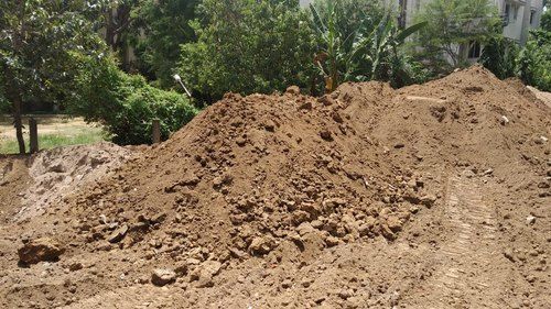 High Strength Natural And Pure Brown Earth Filling Sand For Construction