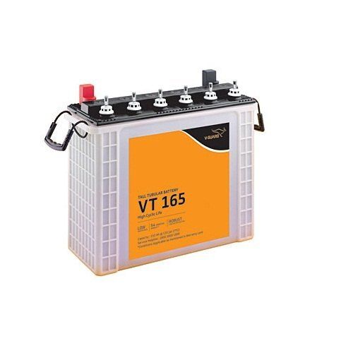 Long Shelf Life White Yellow Vt 160 Tubular Batteries For Electric Power Use  Capacity: 20 Liter/Day