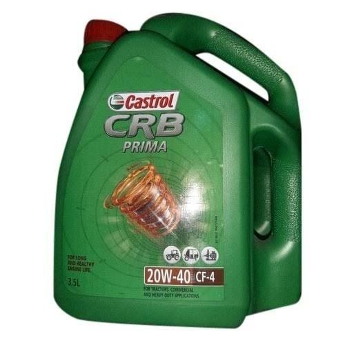 Low Sludge Castrol Crb Prima 20w 40 Cf 4 Engine Oil Pack Of 3.5l