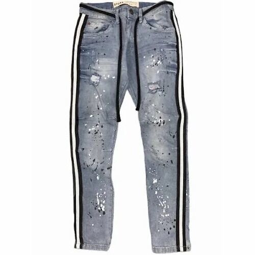 Skinny Denim Jeans - Waist Size 30 Dark Charcoal Color | Breathable Quick Dry Comfortable for All-Day Wear Plus Size Available