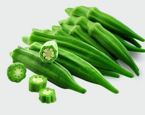 Pesticides And Chemicals Free High Nutritious Values 100% Organic Hybrid Green Okra