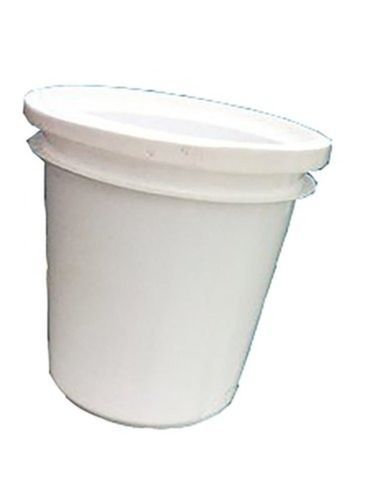 White Round Shape Plain Matte Lamination Food Containers For Packaging