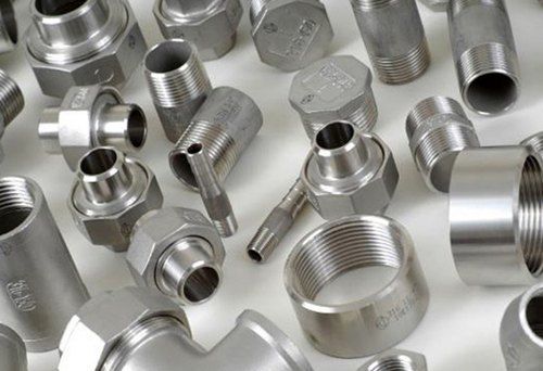 Silver Kiah Fine Finish Heavy Duty Stainless Steel 347H Pipe Fittings For Construction