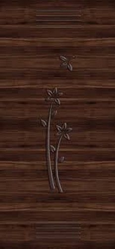 Scratch Resistant Long Lasting Digital Floral Print Modern Brown Doors Laminates