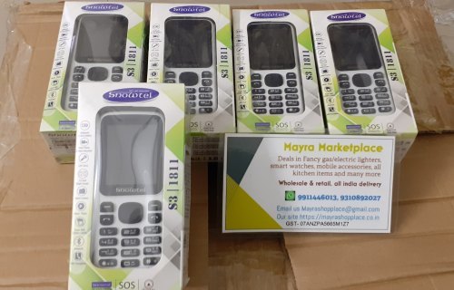 Black Spice M-6262 Keypad Mobile Phone Water And Scratch Resistant Long Lasting Battery