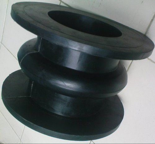 Strong And Highly Durable Long Lasting Black Rubber Bellows For Industrial Use